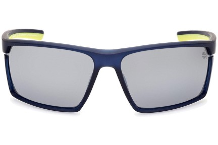 Sonnenbrille Timberland TB9333 91D Polarized Quadratisch Blau