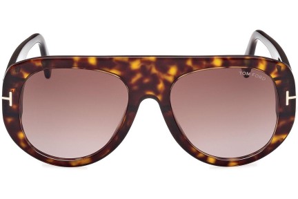 Sonnenbrille Tom Ford Cecil FT1078 52T Pilot Havanna