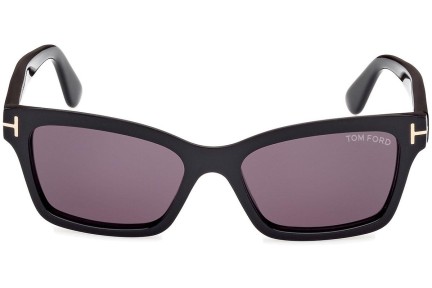 Sonnenbrille Tom Ford Mikel FT1085 01A Quadratisch Schwarz