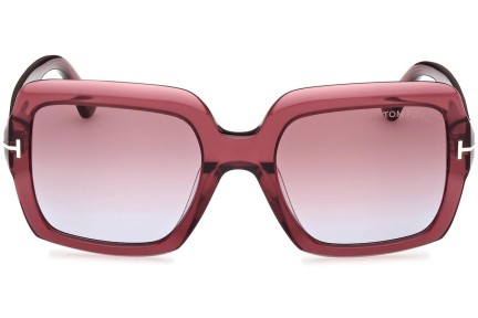 Sunglasses Tom Ford Kaya FT1082 66Y Quadratisch Rot