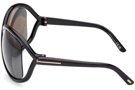 Sonnenbrille Tom Ford Bettina FT1068 01A Besondere Schwarz