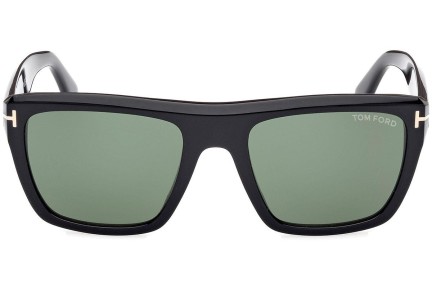 Sonnenbrille Tom Ford Alberto FT1077 01N Quadratisch Schwarz