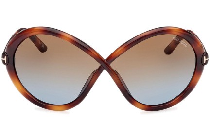 Sonnenbrille Tom Ford Jada FT1070 53F Besondere Havanna