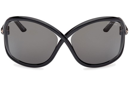 Sonnenbrille Tom Ford Bettina FT1068 01A Besondere Schwarz