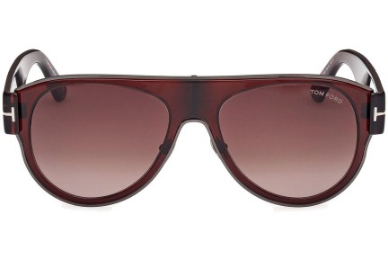 Sonnenbrille Tom Ford Lyle-02 FT1074 48T Pilot Braun