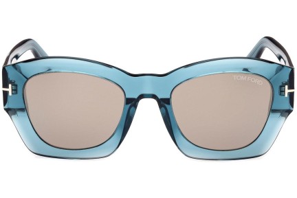 Sunglasses Tom Ford Guilliana FT1083 90L Quadratisch Blau