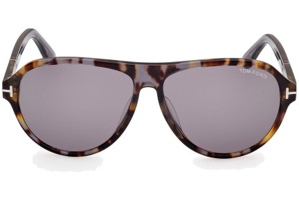 Sunglasses Tom Ford Quincy FT1080 55C Pilot Havanna