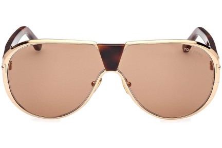 Sunglasses Tom Ford Vincenzo FT1072 30E Pilot Gold