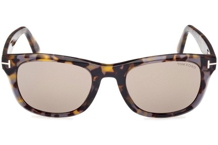 Sonnenbrille Tom Ford Kendel FT1076 55L Quadratisch Havanna