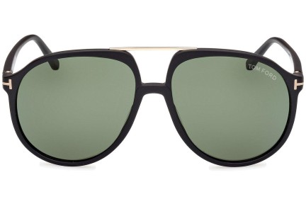 Sonnenbrille Tom Ford Archie FT1079 02N Pilot Schwarz