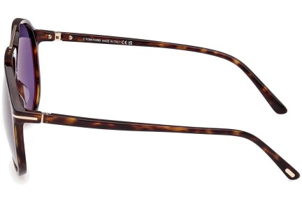 Sonnenbrille Tom Ford Archie FT1079 52V Pilot Havanna