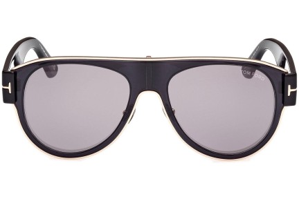 Sonnenbrille Tom Ford Lyle-02 FT1074 01C Pilot Schwarz