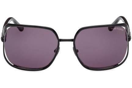 Sonnenbrille Tom Ford Goldie FT1092 01A Quadratisch Schwarz