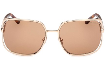 Sunglasses Tom Ford Goldie FT1092 28E Quadratisch Gold