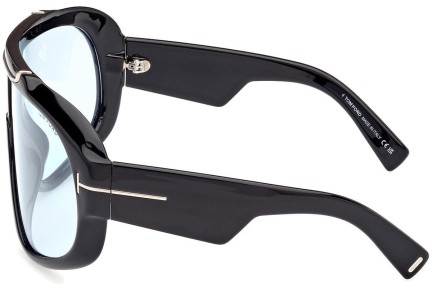 Sonnenbrille Tom Ford Rellen FT1093 01V Quadratisch Schwarz