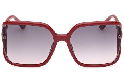 Sunglasses Tom Ford Solange-02 FT1089 75B Quadratisch Rot