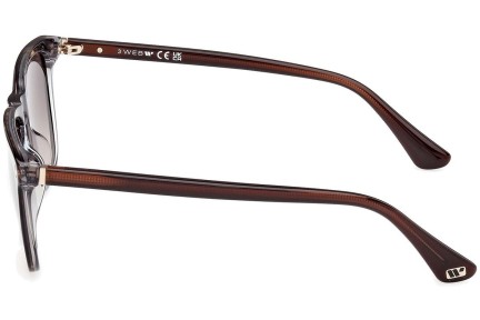 Sonnenbrille Web WE0363 56B Quadratisch Havanna