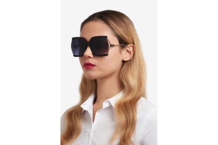 Sunglasses Carolina Herrera HER0216/G/S 2M2/9O Quadratisch Schwarz