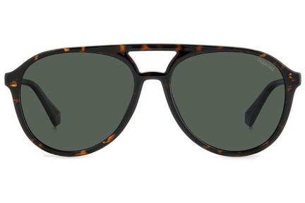 Sonnenbrille Polaroid PLD4162/S 086/UC Polarized Pilot Havanna