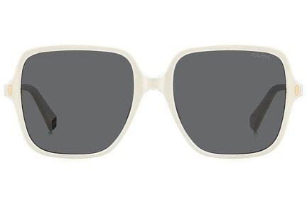 Sonnenbrille Polaroid PLD6219/S VK6/M9 Polarized Quadratisch Weiß