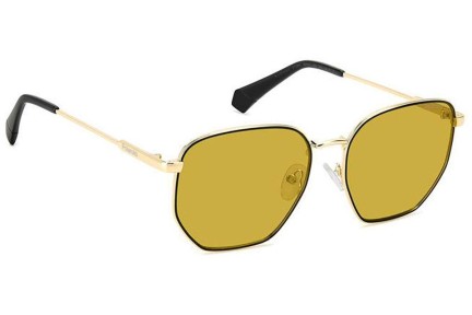 Sonnenbrille Polaroid PLD6214/S/X DYG/MU Polarized Rechteck Gold