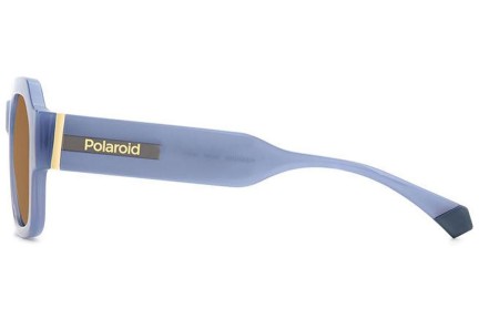 Sonnenbrille Polaroid PLD6212/S/X MVU/HE Polarized Rechteck Blau