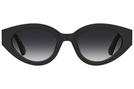 Sunglasses Moschino MOS160/S 807/9O Oval Schwarz