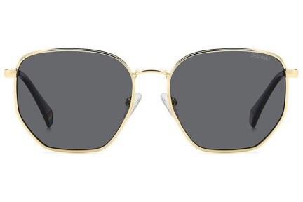 Sonnenbrille Polaroid PLD6214/S/X 2F7/M9 Polarized Rechteck Gold