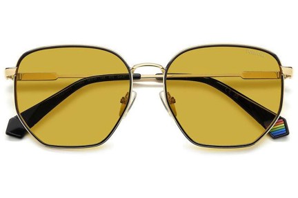 Sonnenbrille Polaroid PLD6214/S/X DYG/MU Polarized Rechteck Gold