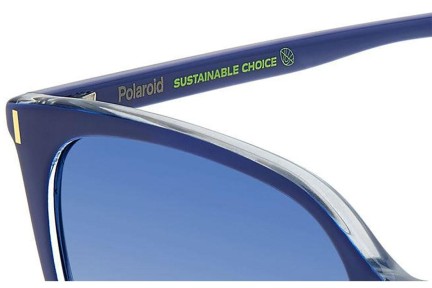 Sonnenbrille Polaroid PLD6218/S PJP/Z7 Polarized Quadratisch Blau