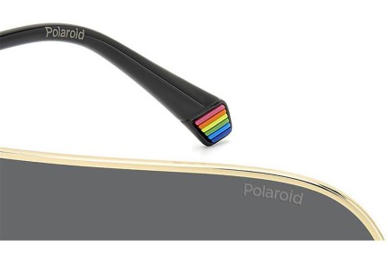 Sonnenbrille Polaroid PLD6222/S J5G/M9 Polarized Monoscheibe | Shield Gold