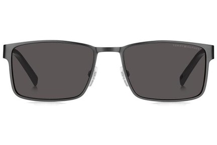 Sonnenbrille Tommy Hilfiger TH2087/S SVK/IR Rechteck Grau