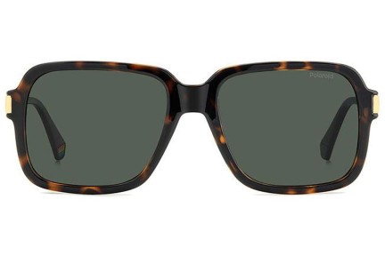 Sonnenbrille Polaroid PLD6220/S/X 086/UC Polarized Rechteck Havanna