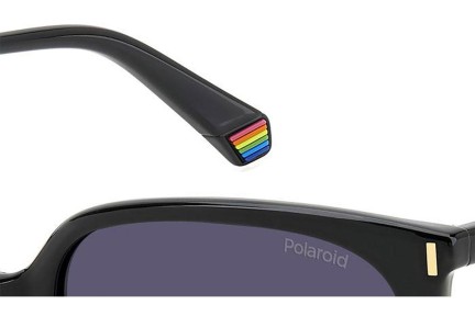 Sonnenbrille Polaroid PLD6218/S 807/WJ Polarized Quadratisch Schwarz