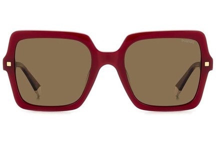 Sonnenbrille Polaroid PLD4165/S/X LHF/SP Polarized Quadratisch Rot