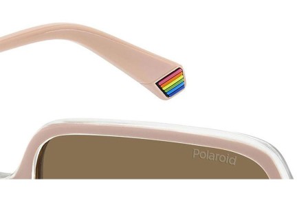 Sonnenbrille Polaroid PLD6219/S 35J/SP Polarized Quadratisch Rosa