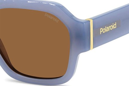 Sonnenbrille Polaroid PLD6212/S/X MVU/HE Polarized Rechteck Blau