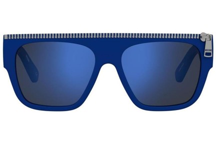 Sonnenbrille Moschino MOS165/S PJP/XT Flat Top Blau