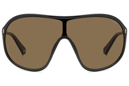 Sonnenbrille Polaroid PLD6216/S 807/SP Polarized Monoscheibe | Shield Schwarz