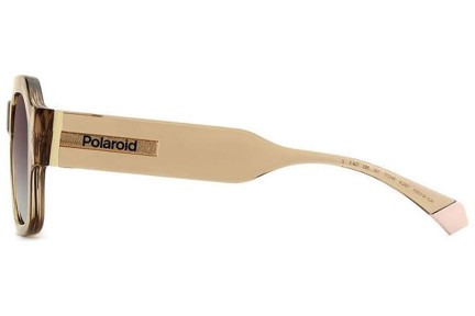 Sonnenbrille Polaroid PLD6212/S/X 10A/LA Polarized Rechteck Beige