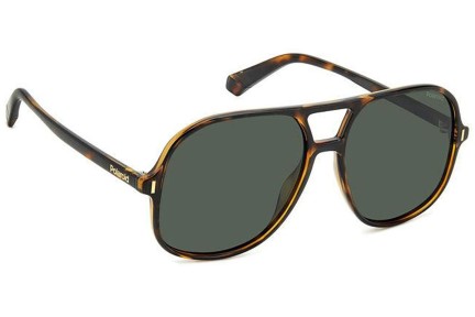 Sonnenbrille Polaroid PLD6217/S 086/UC Polarized Quadratisch Havanna