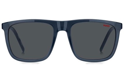 Sonnenbrille HUGO HG1304/S PJP/IR Flat Top Blau