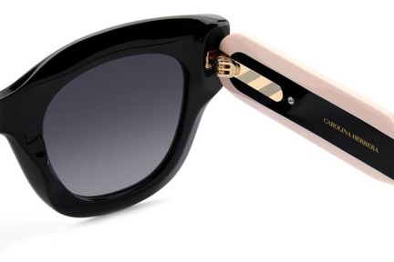 Sunglasses Carolina Herrera HER0222/S 3H2/9O Quadratisch Schwarz