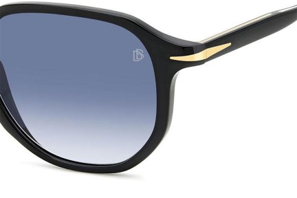 Sonnenbrille David Beckham DB1140/S 807/08 Rechteck Schwarz