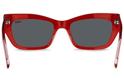 Sunglasses HUGO HG1301/S 92Y/IR Rechteck Rot