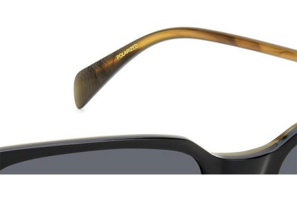 Sonnenbrille David Beckham DB1141/S 05K/M9 Polarized Rechteck Schwarz