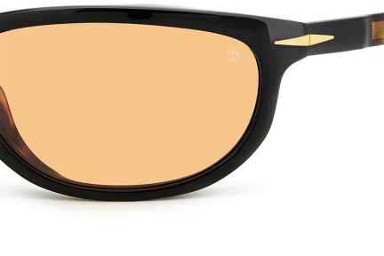 Sonnenbrille David Beckham DB7117/S WR7/W7 Rechteck Schwarz