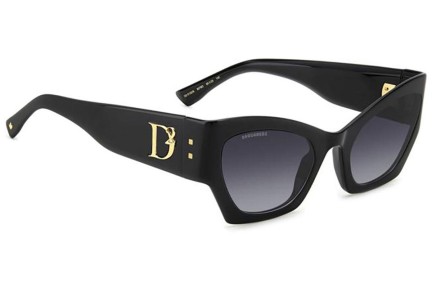 Sunglasses Dsquared2 D20132/S 807/9O Cat Eye Schwarz