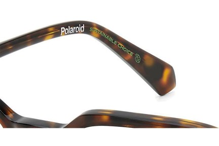 Glasses Polaroid PLDD518 086 Rechteck Havanna