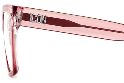 Glasses Dsquared2 ICON0019 8XO Rechteck Rosa